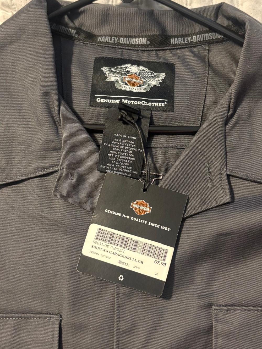 Men’s Harley Davidson Button Up Shirt